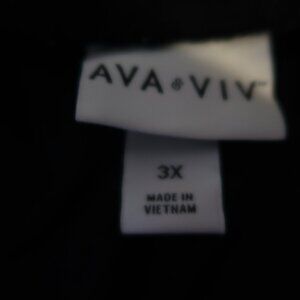 Ava & Viv Black Pants 3x